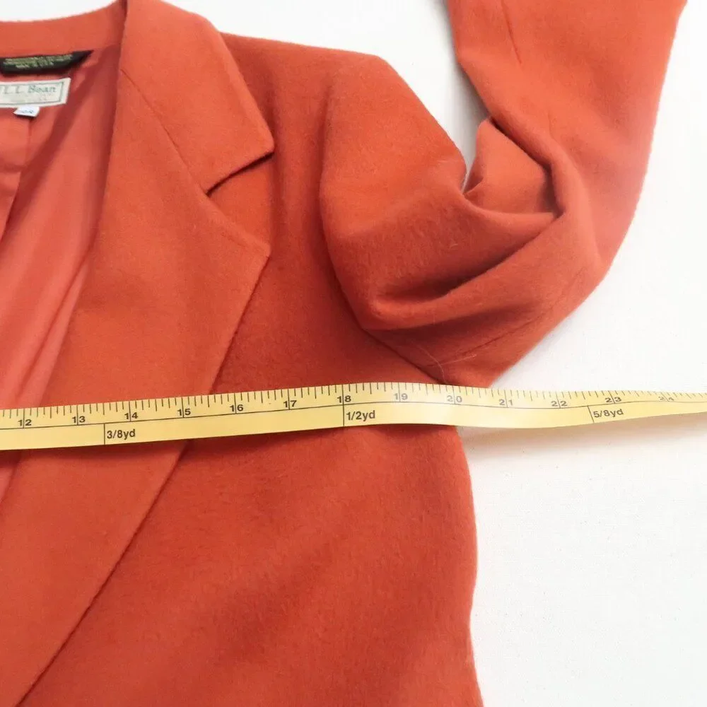 Vintage L.L. Bean Wool & Cashmere Coat Siz 10R
